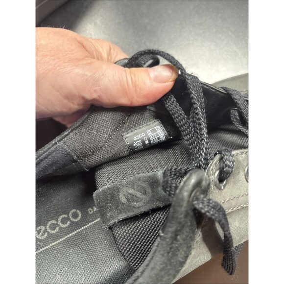 ECCO Mens Size US 9 EUR 43 Danish Design All Black Soft Leather Shoes main image 5